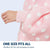 GOMINIMO Hoodie Blanket Kids Strawberry Pink