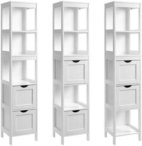 VASAGLE Floor Cabinet with Shelves and Drawers
