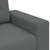 Sofa Set with Cushion with Pillow Grey Fabric