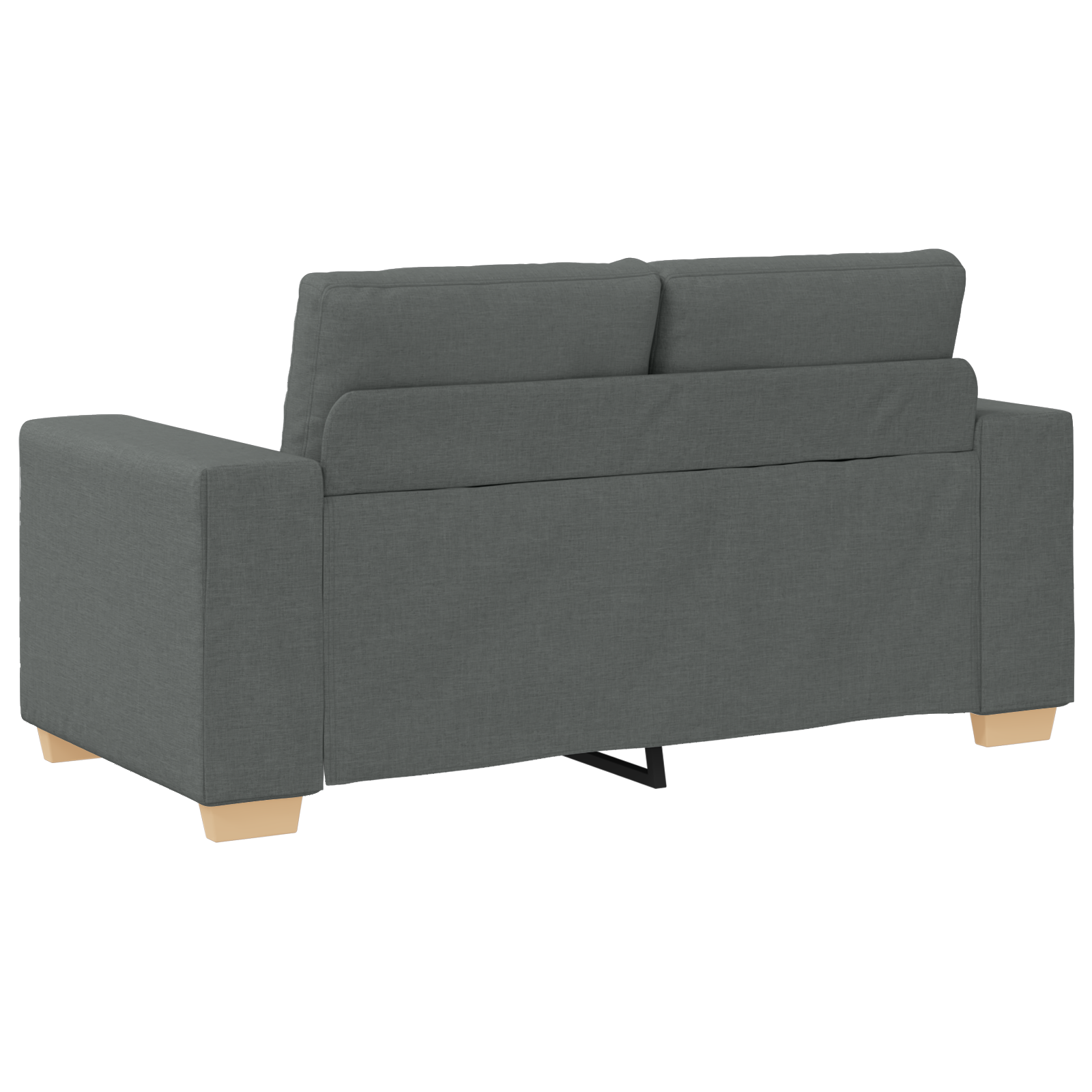 Sofa Set with Cushion with Pillow Grey Fabric
