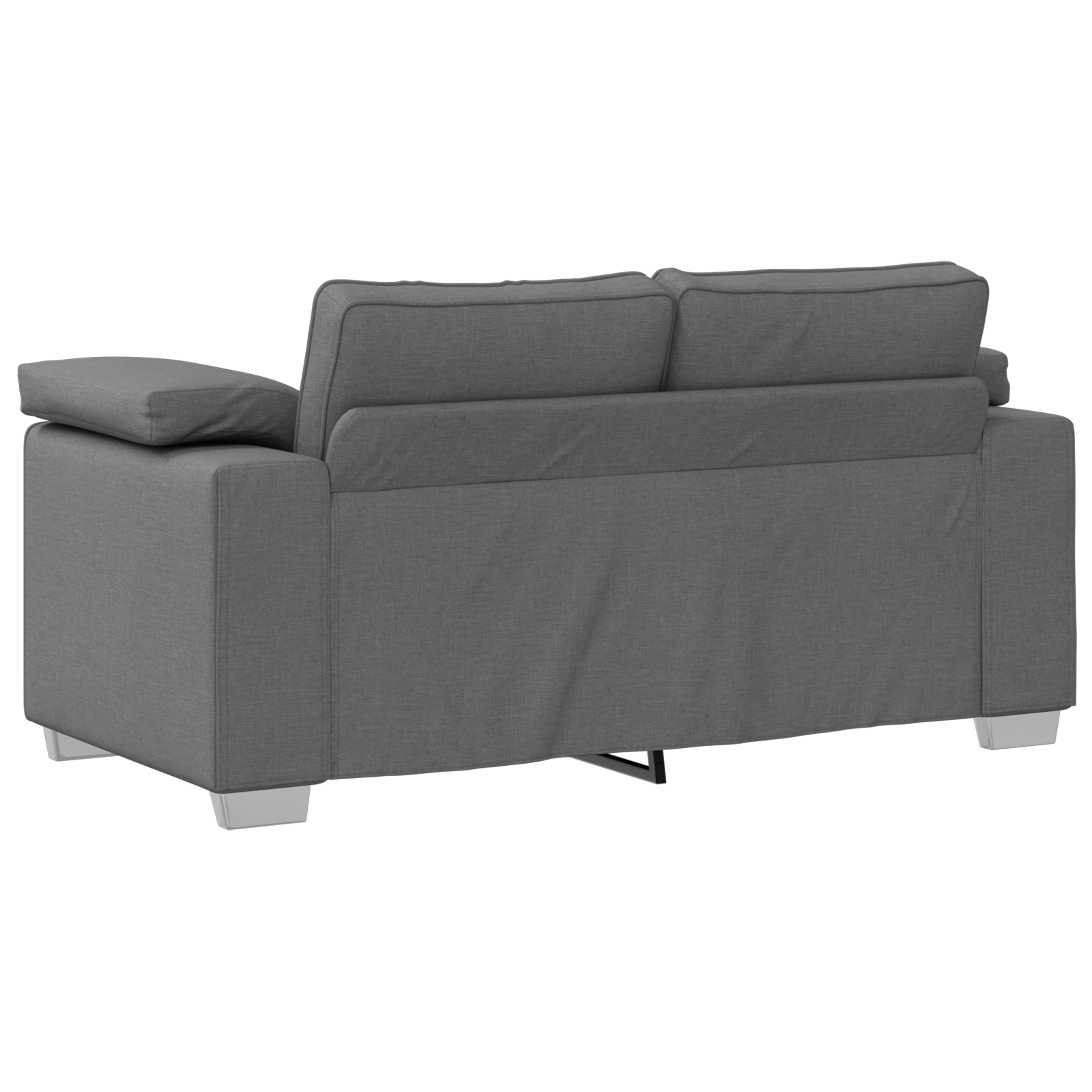 Sofa Set 2 pcs Dark grey 219 x 77 x 82 cm Fabric