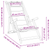 Folding Beach Chairs 2 Pack Light Grey Solid Wood Acacia & Textilene