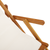 Folding Beach Chairs 2 Pack Light Grey Solid Wood Acacia & Textilene
