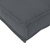 Pallet Cushion Set 2 pcs Anthracite 150 x 40 x 8 cm