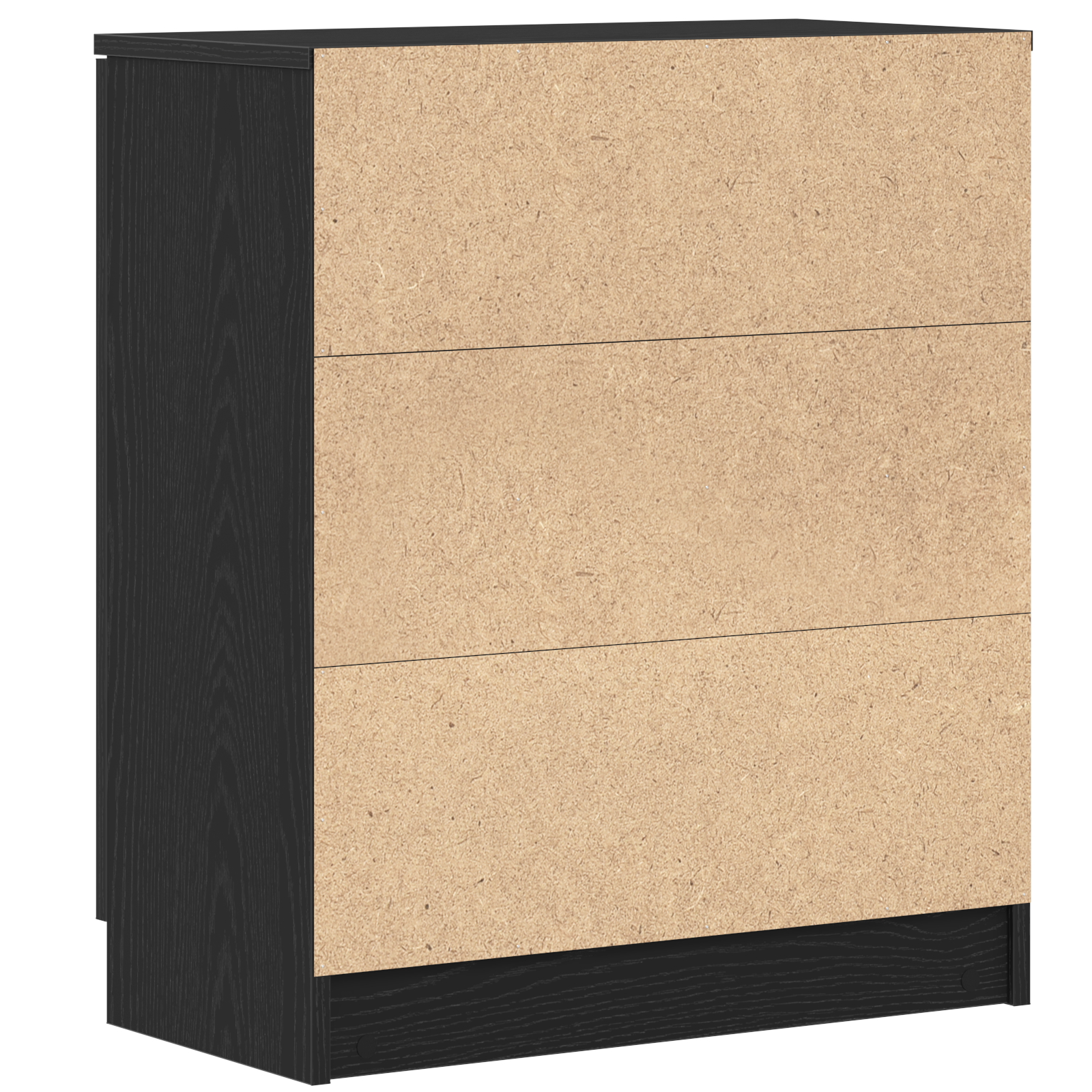 Sideboard Black Oak 60 x 30 x 70 cm Engineered Wood