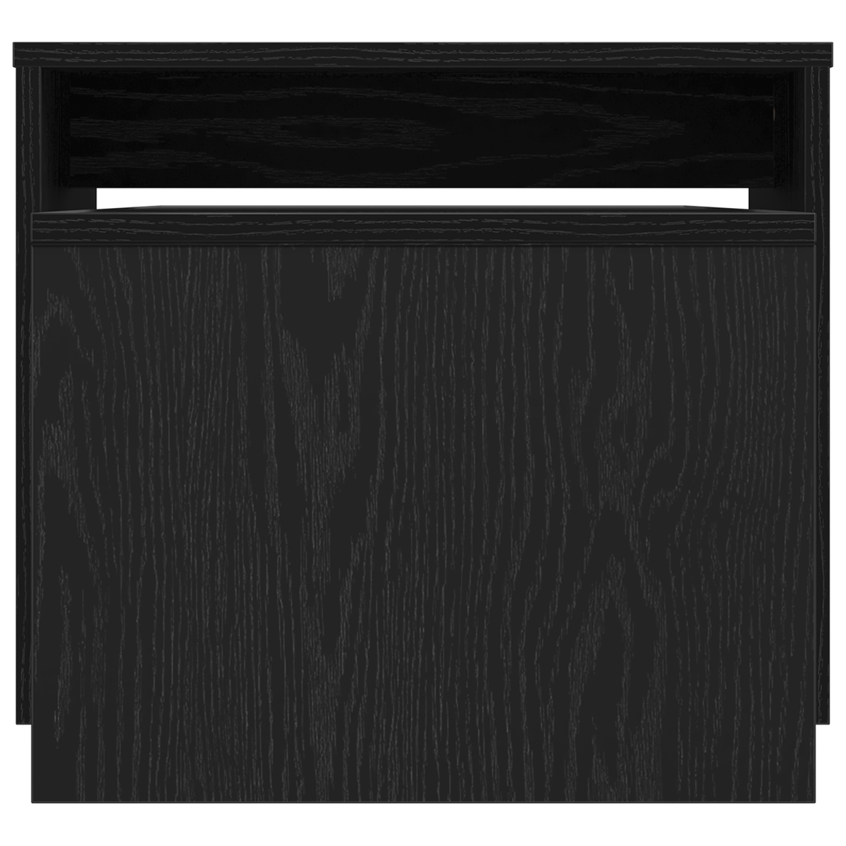 Nesting Tables Black Oak 100 x 48 x 40 cm Engineered Wood