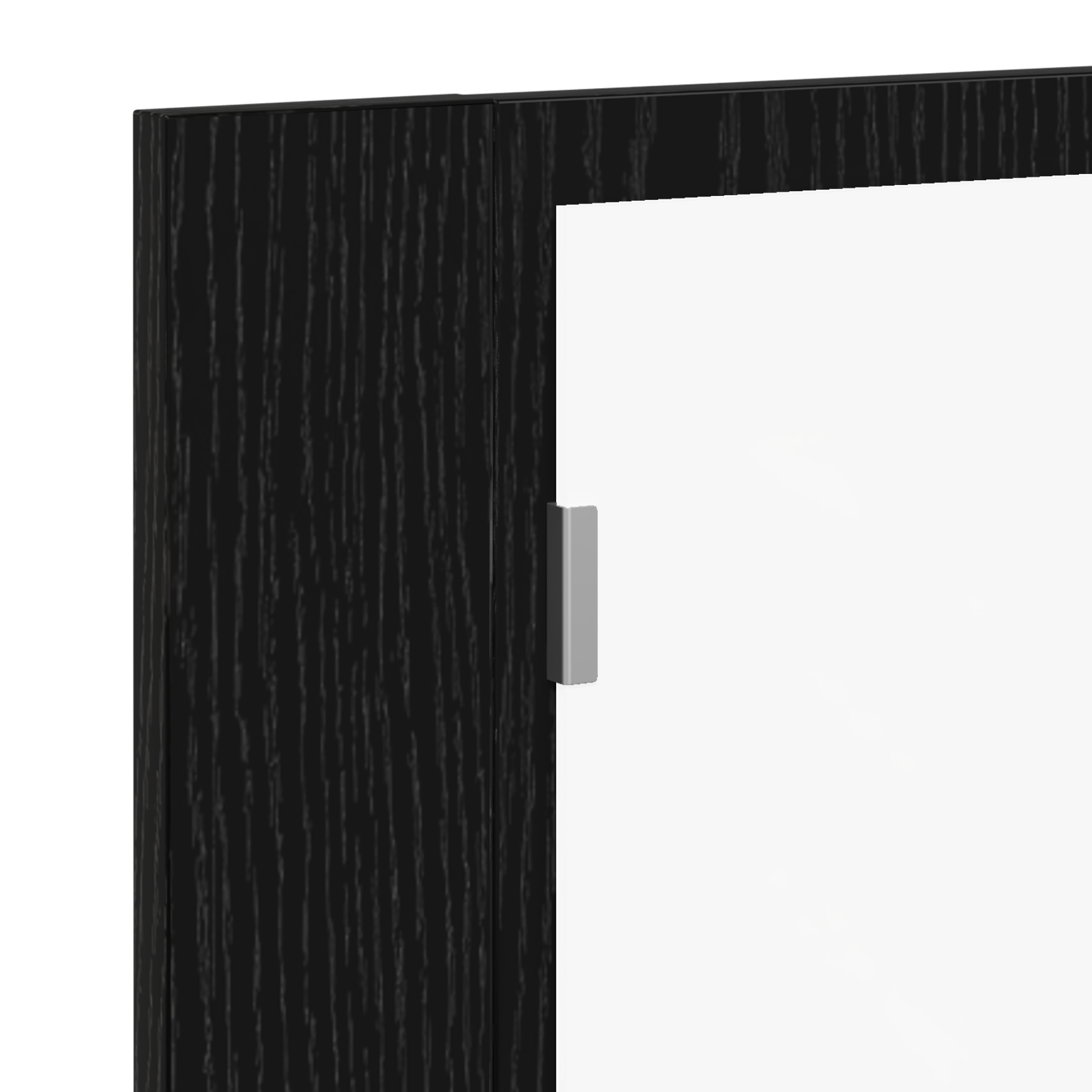 Bathroom Mirror Cabinet with Shelf Black oak 60 x 12 x 45 cm