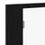 Bathroom Mirror Cabinet with Shelf Black oak 60 x 12 x 45 cm