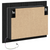 Bathroom Mirror Cabinet with Shelf Black oak 60 x 12 x 45 cm