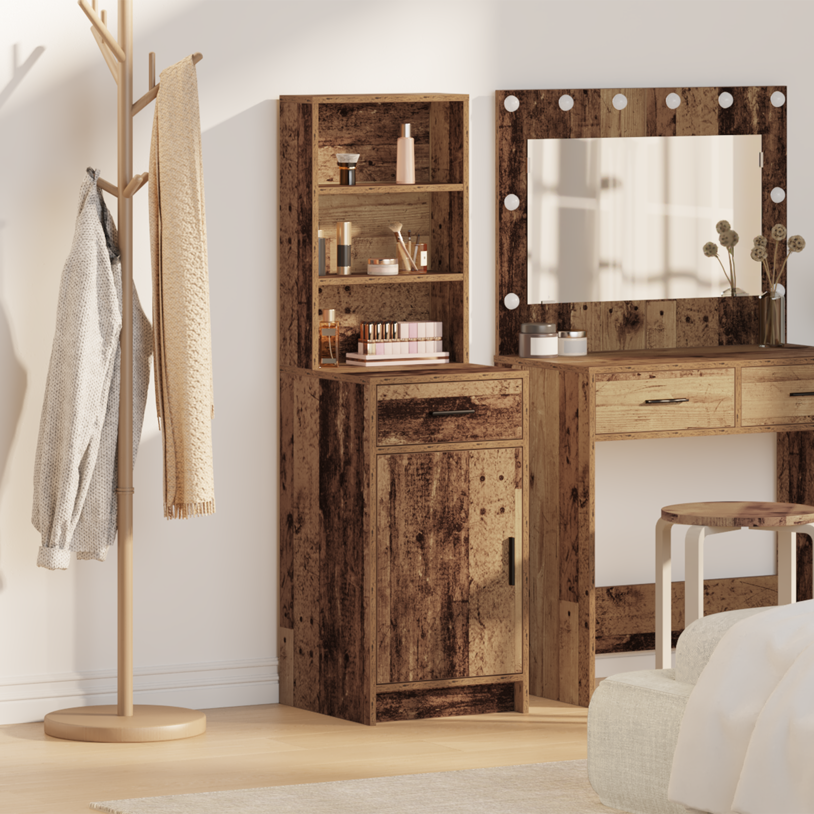 Highboard Old Wood 40 x 40,5 x 135 cm Engineered Wood