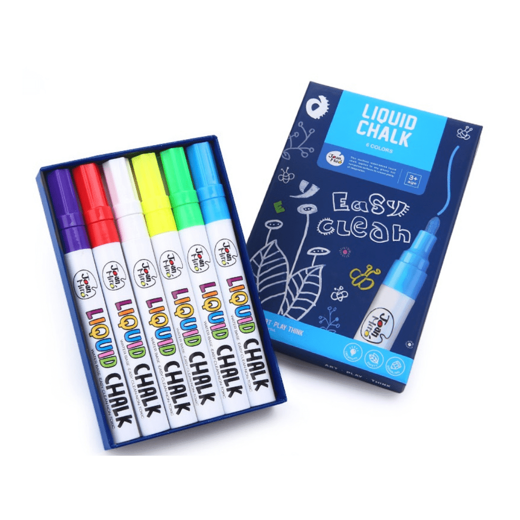 Jar Melo Liquid Chalk Markers- 6 Colours-1910112389517414400