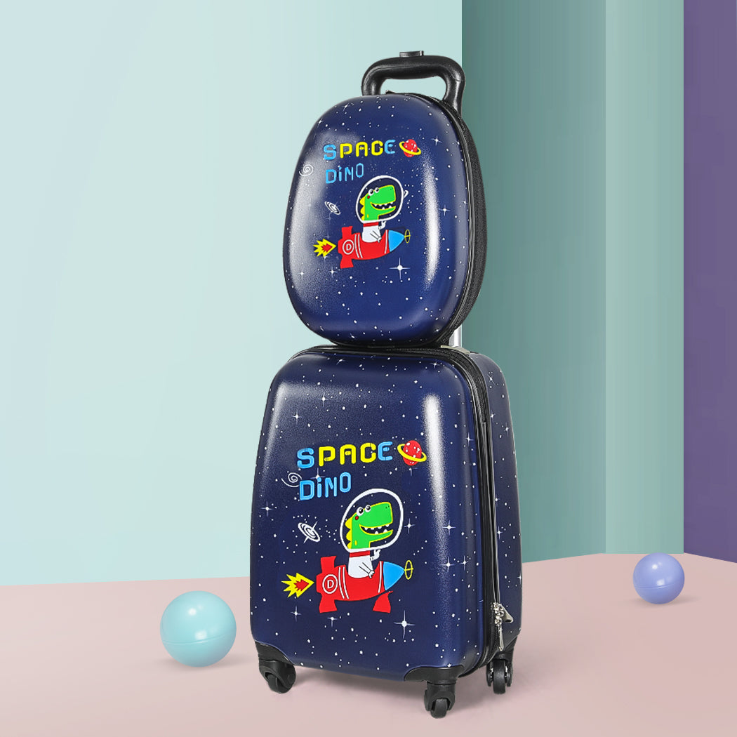 BoPeep 16''13'' 2PCS Kids Luggage Set Space Dino-1954802778505351174