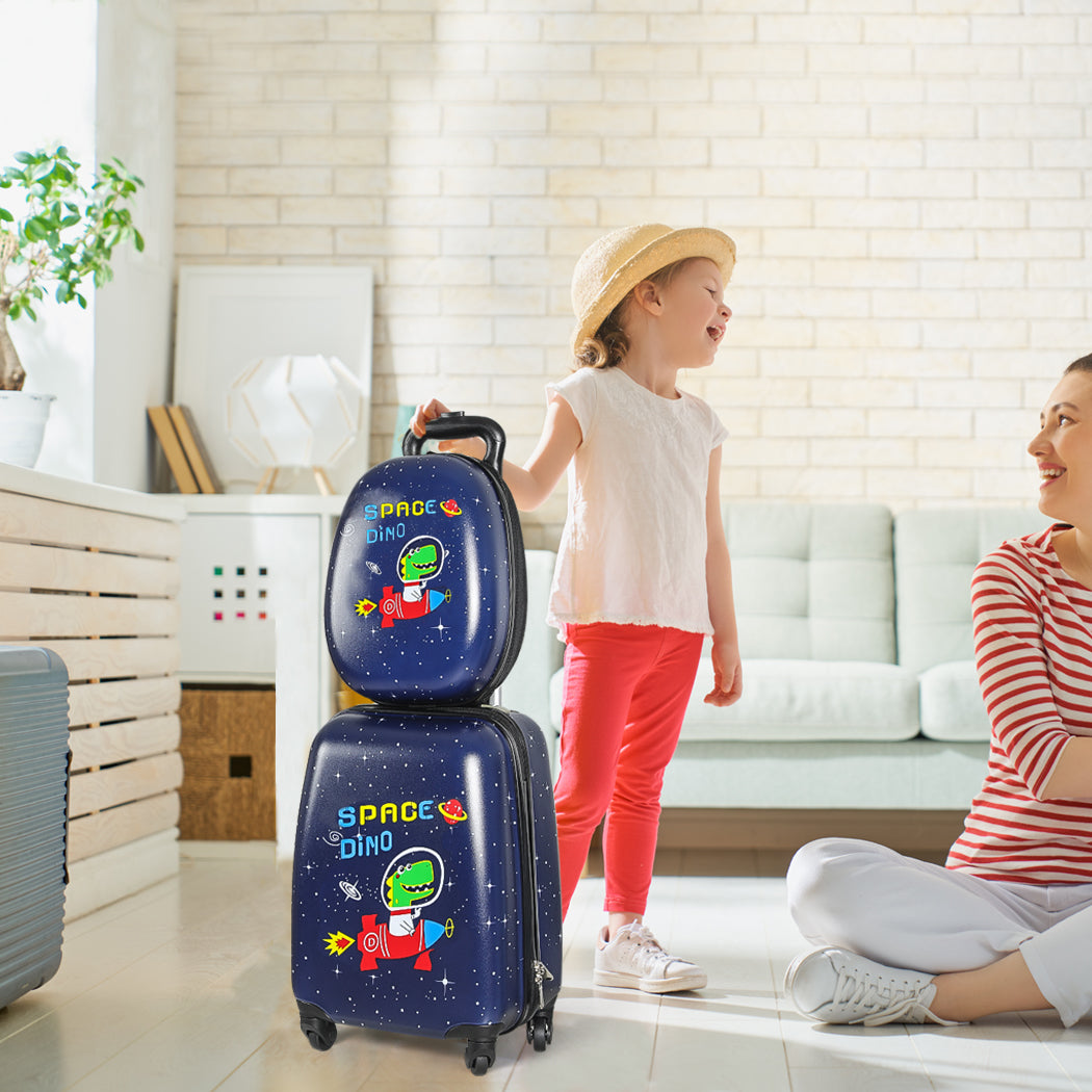 BoPeep 16''13'' 2PCS Kids Luggage Set Space Dino-1954802778505351175