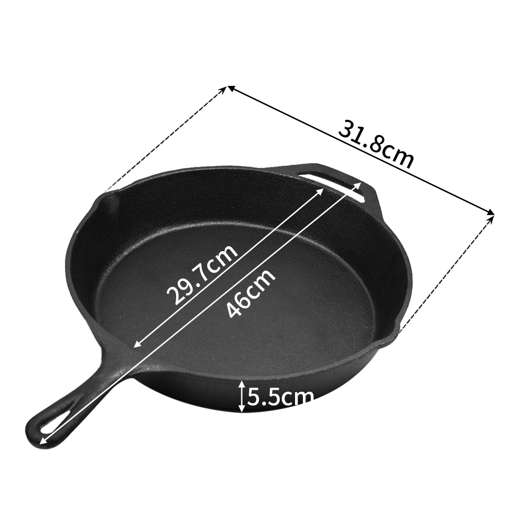 TOQUE Non Stick Frying Pan Cast Iron-1910113167023935489