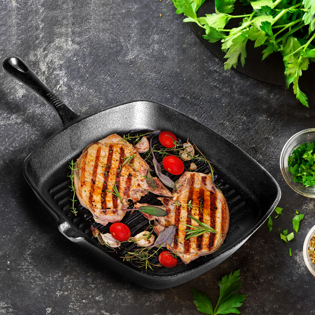 TOQUE Non-stick Frying Pan Cast Iron-1919892906987098119
