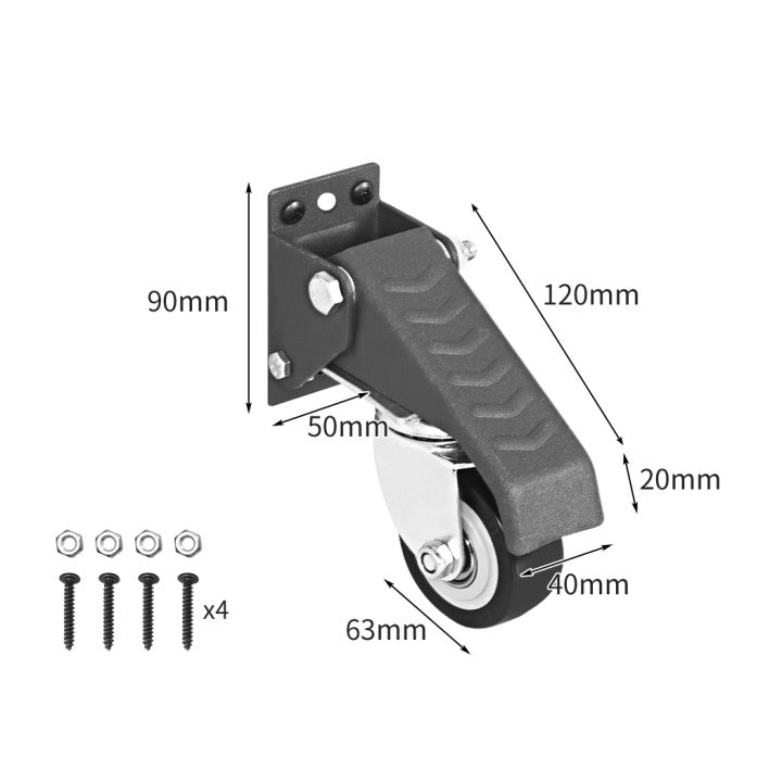 Traderight Workbench Caster Wheels Kit-1919892897164038146