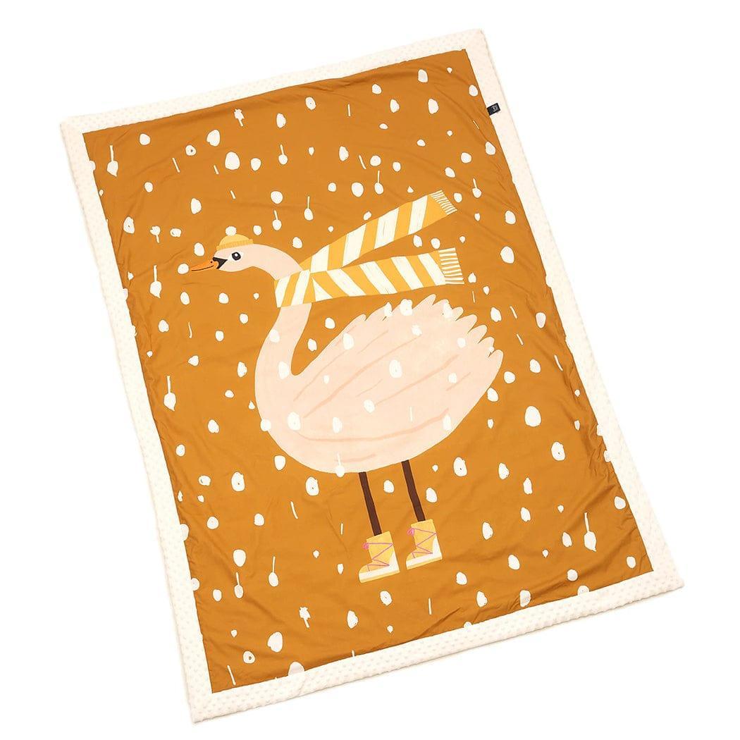 La Millou Adult Blanket XL 140cm x 200cm Snowflake Sheela | Ecru-1910112385348276225