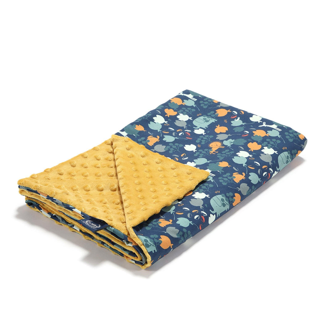 La Millou Light Blanket Medium FRENCH BLEU JARDIN | Honey-1954803120135606272