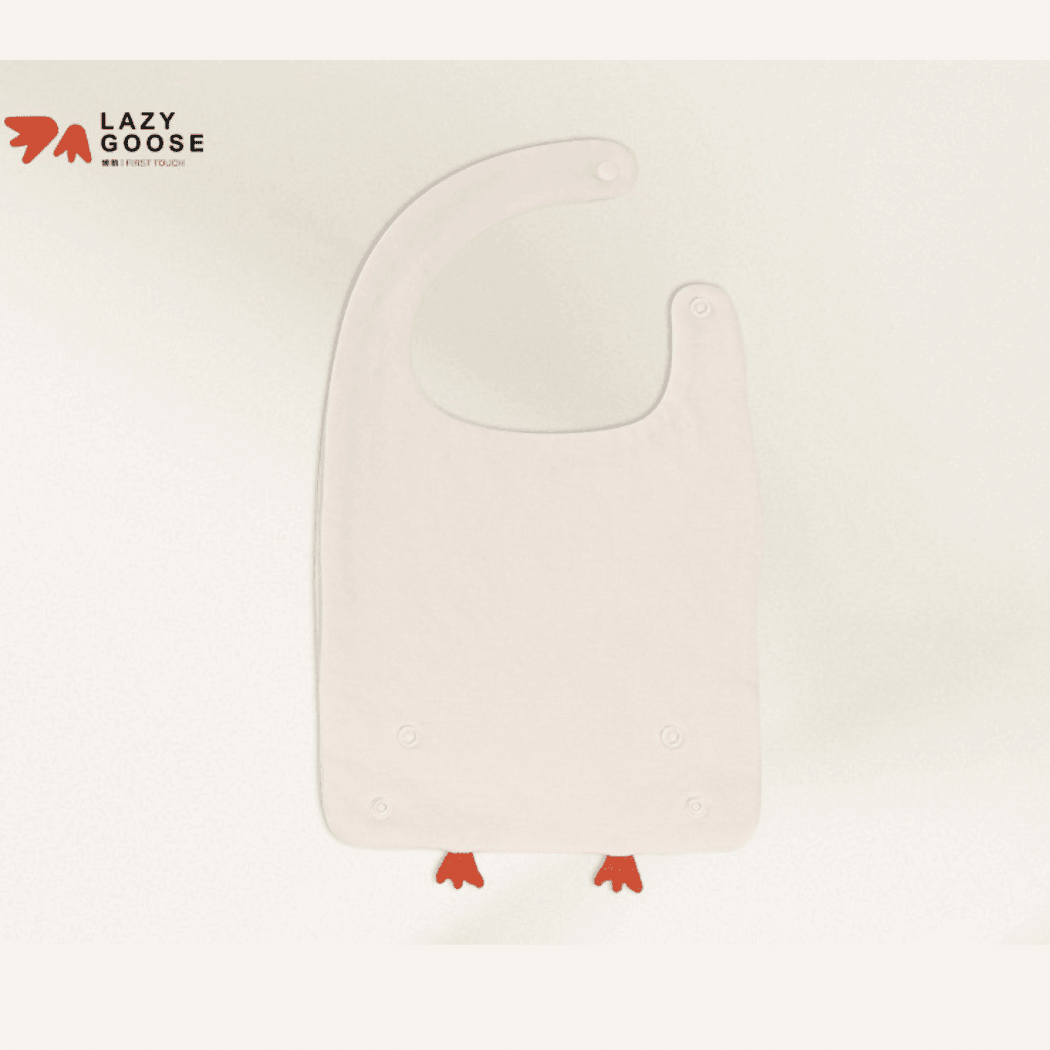 Lazy Goose Baby Cotton Bib-1954803104633458690