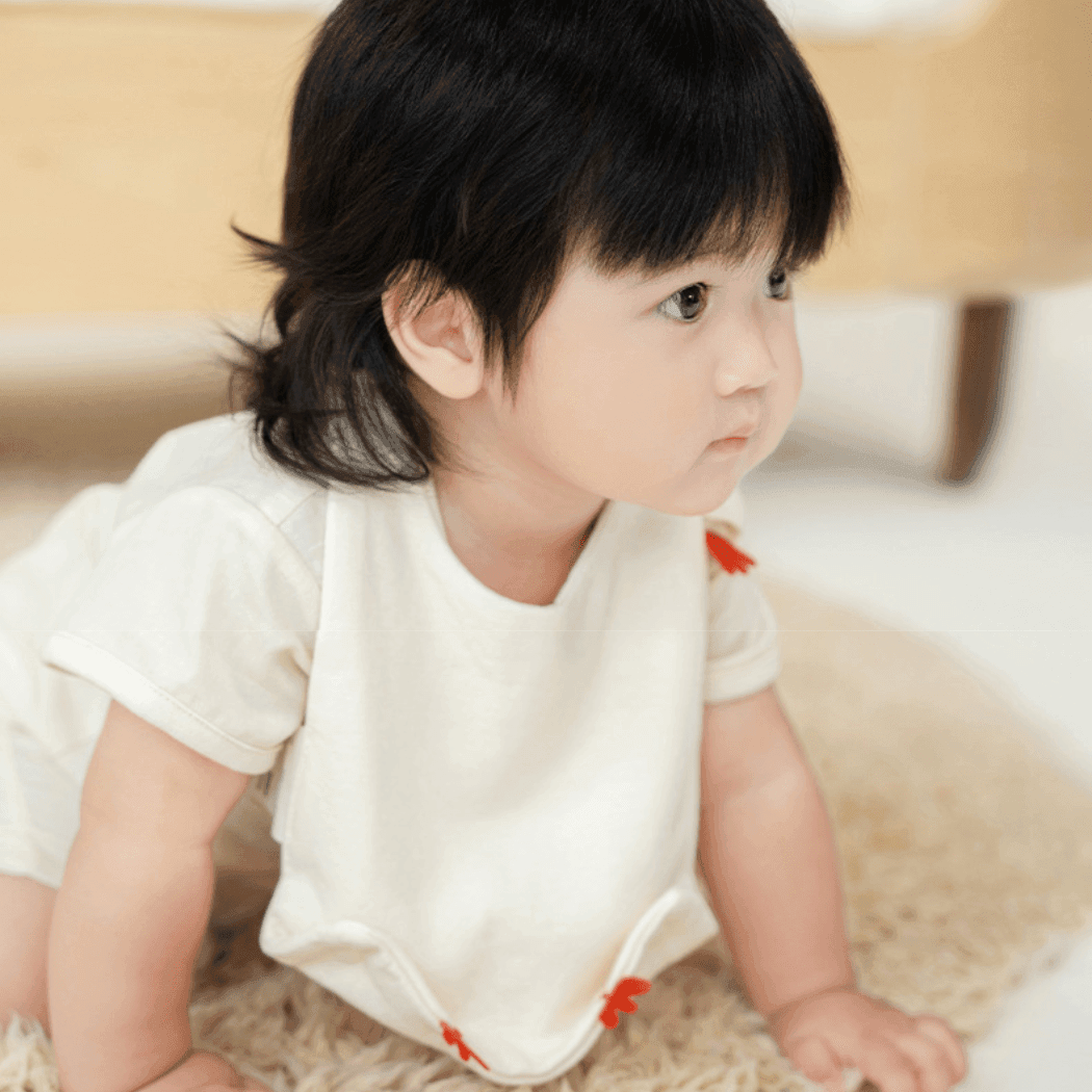 Lazy Goose Baby Cotton Bib-1954803104633458693