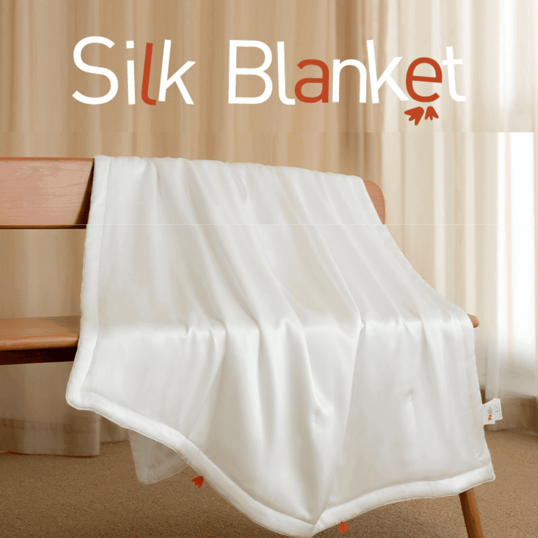 Lazy Goose Baby Mulberry Silk Blanket 110*140 cm-1910112178770415617