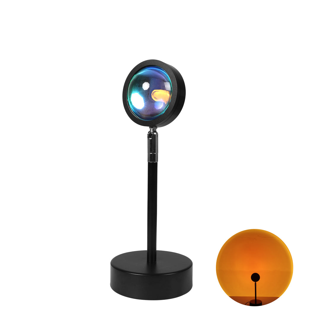 EMITTO Rainbow Sunset Projection Lamp SUNSET RED-1910112852384026624