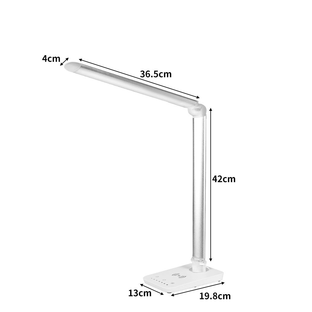 EMITTO LED Table Lamp Wireless Charger White-1919892862506504194