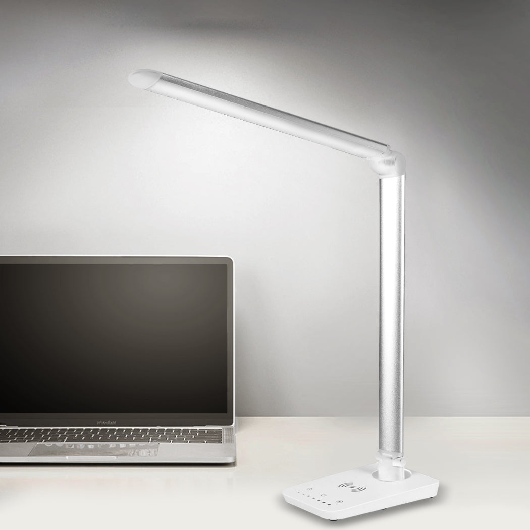 EMITTO LED Table Lamp Wireless Charger White-1919892862506504198