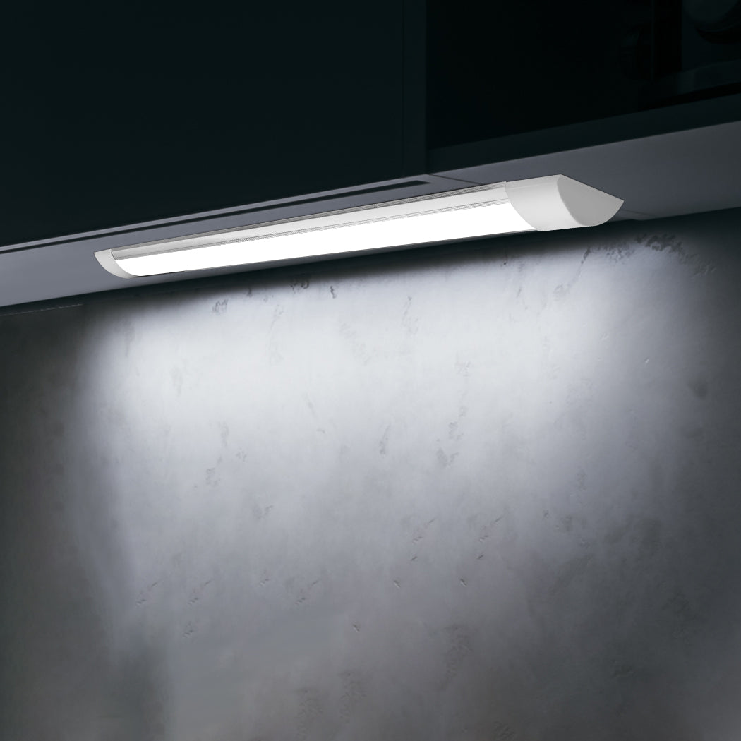 Emitto 1Pcs LED Slim Ceiling Batten Light Daylight 120cm Cool white 6500K 4FT
