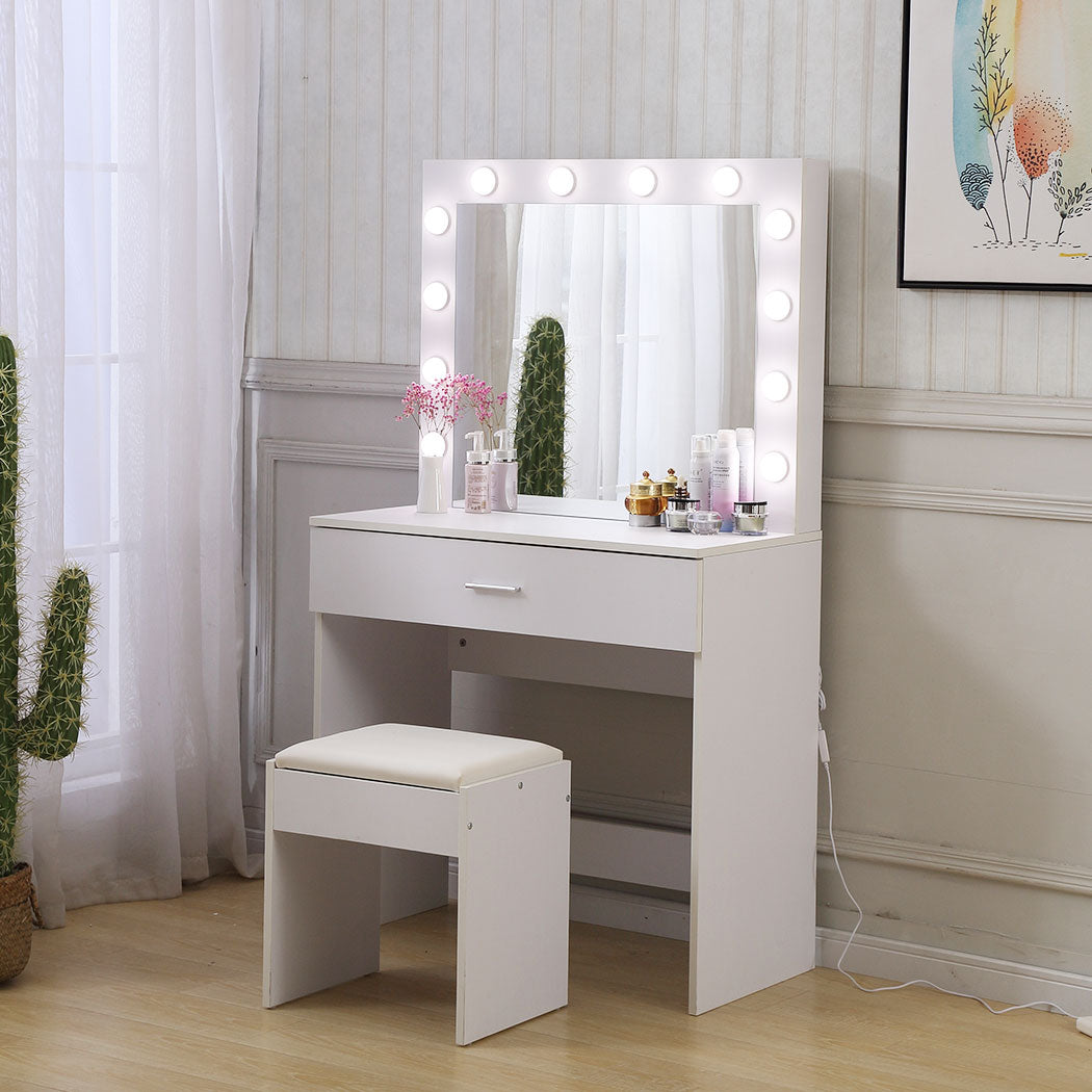 Levede Dressing Table Set Makeup Mirror-1917016716848795654