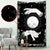 Anyhouz Tapestry Black Yellow Page Of Rings 150X150 cm Tarot Card Psychedelic Scene Art Hippie Bohemian Decoration Sheets