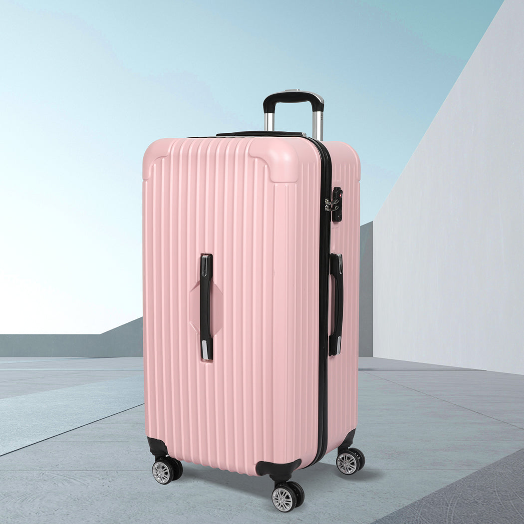 Slimbridge 28" Luggage Travel Suitcase Trolley Case Packing Waterproof TSA Pink