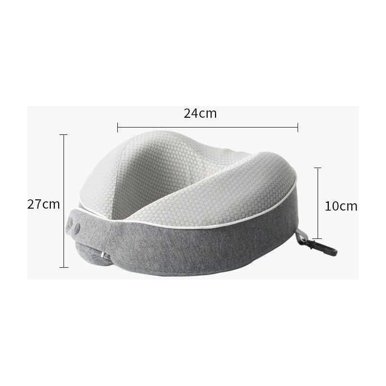 Anypack Neck Pillow Coffee Memory Cotton U-shaped Comfortable Sleep Headrest