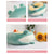 Anypack Neck Pillow Blue Cat Cartoon Memory Cotton U-shaped Soft Fluffy Comfortable Sleep Headrest