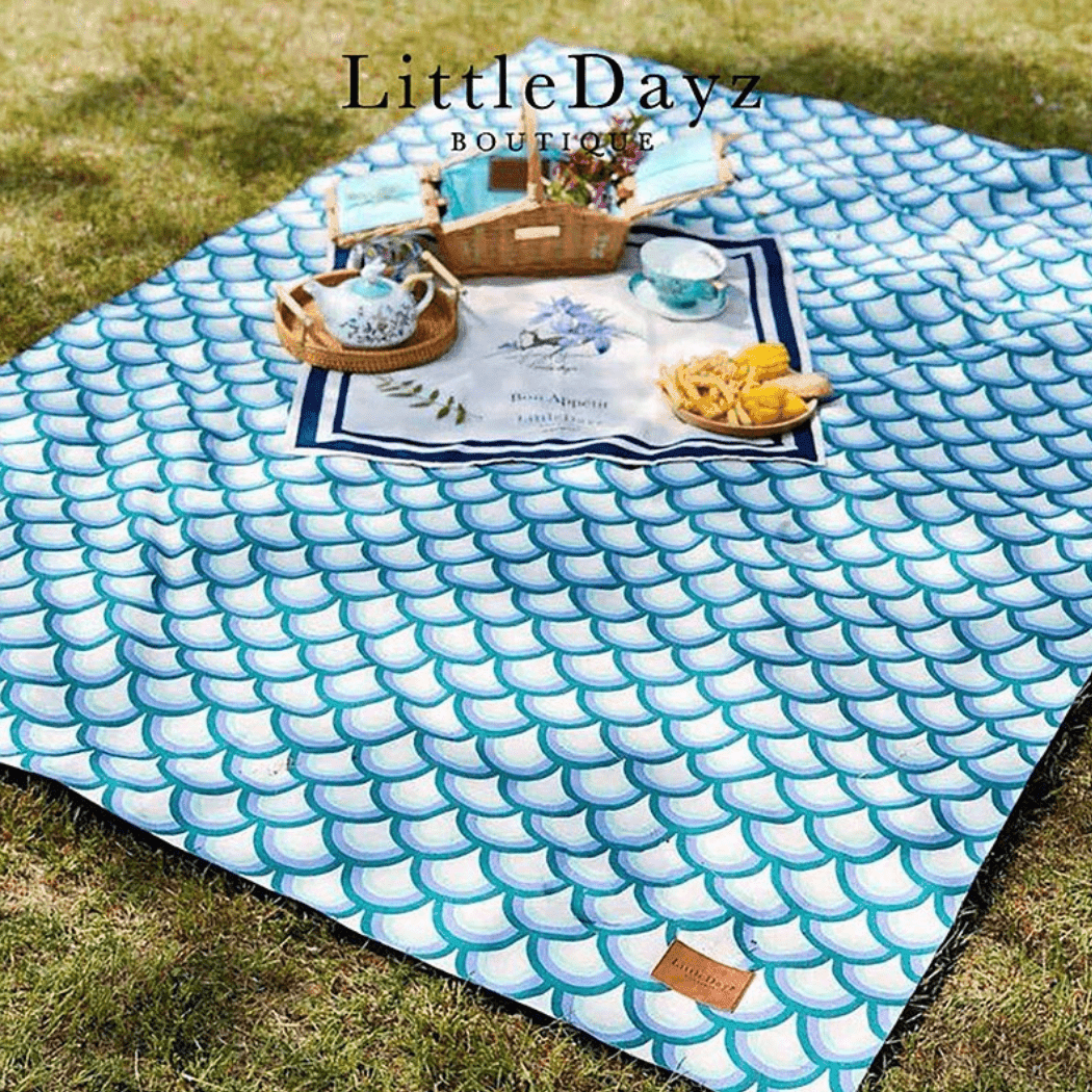 Little Dayz Boutique Emerald Cotton Picnic Mat 195*145-1954803098031624195