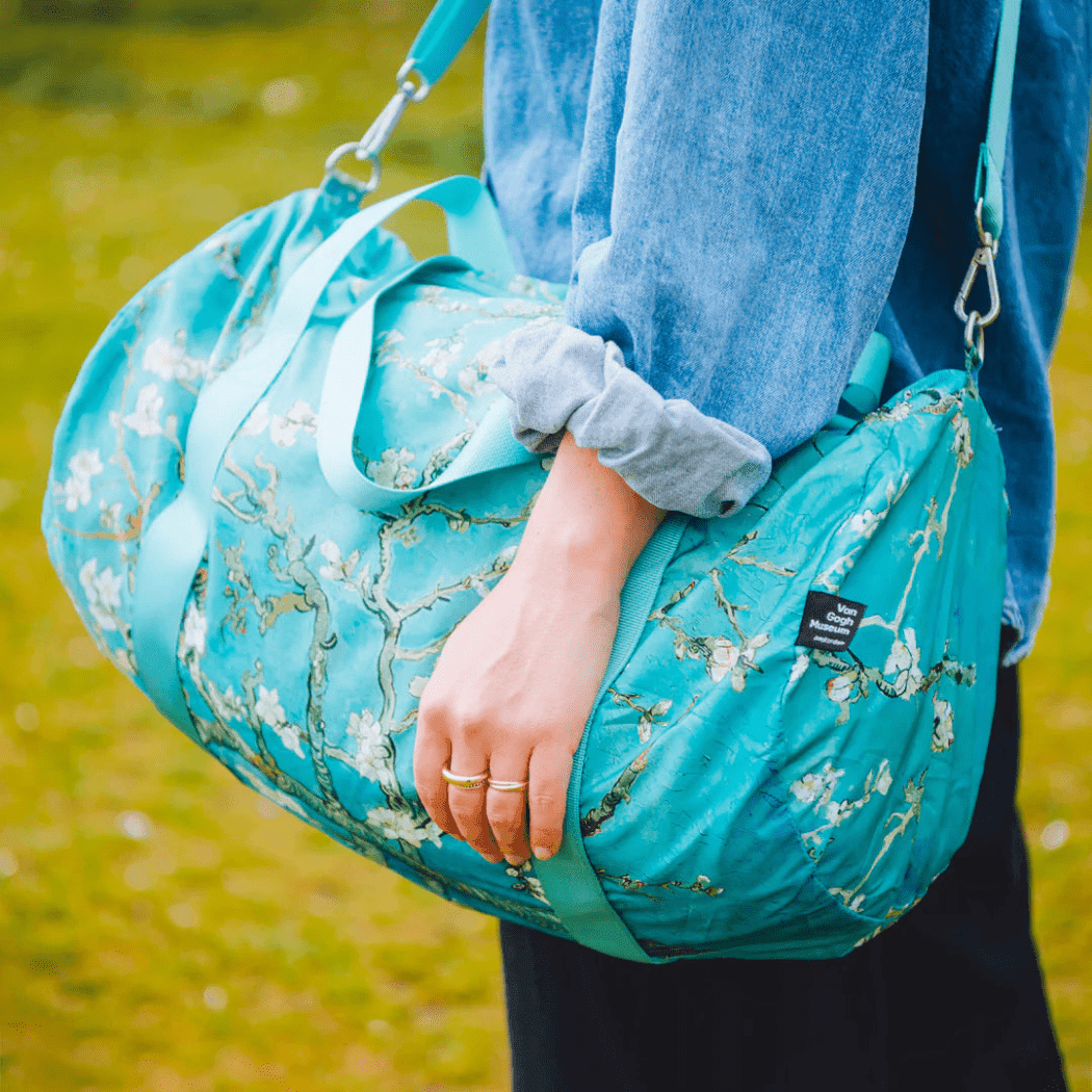 LOQI Van Gogh Almond Blossom Recycled Weekender-1954803126292844546