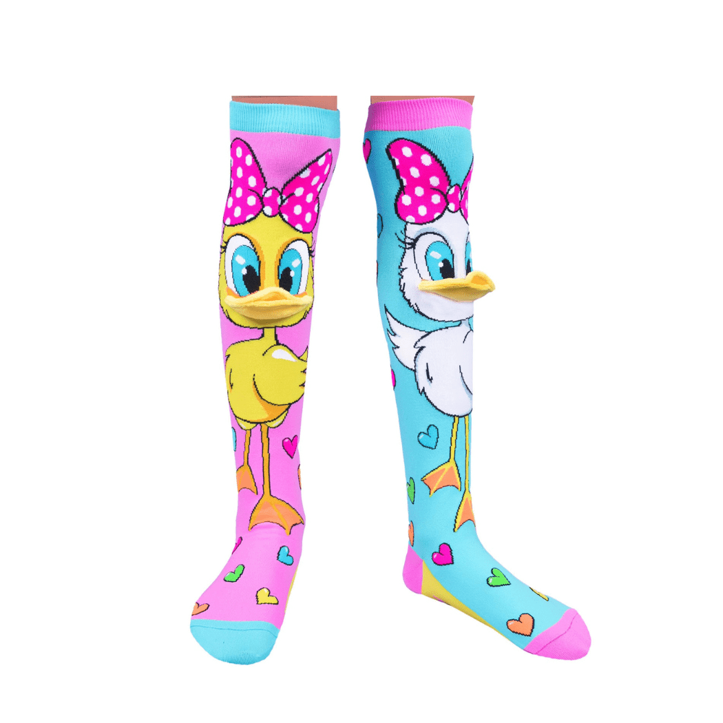 MADMIA Fluffy Duck Socks With Bill Toddler Ages 3 - 5-1954803049713242112