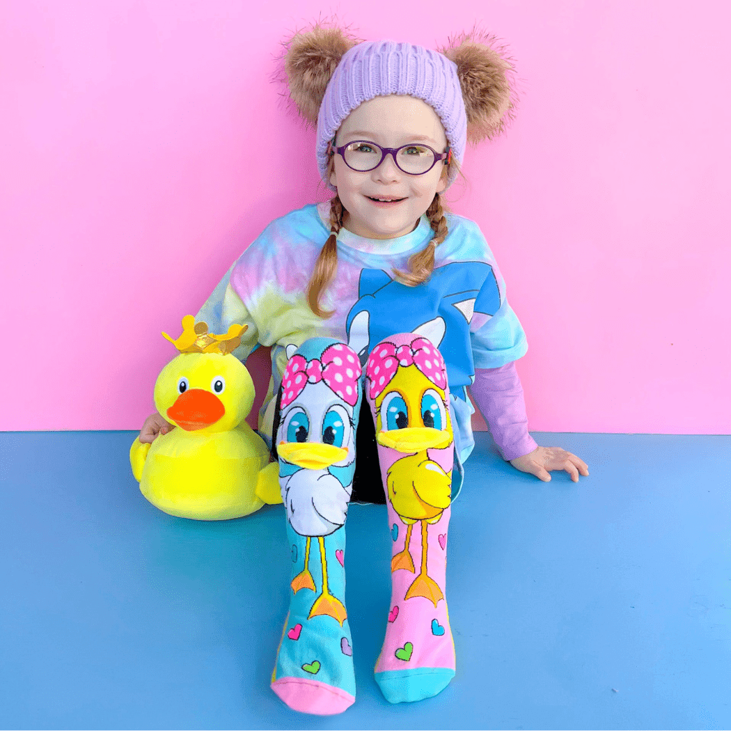 MADMIA Fluffy Duck Socks With Bill Kids & Adults Age 6 - 99-1910112159958962180