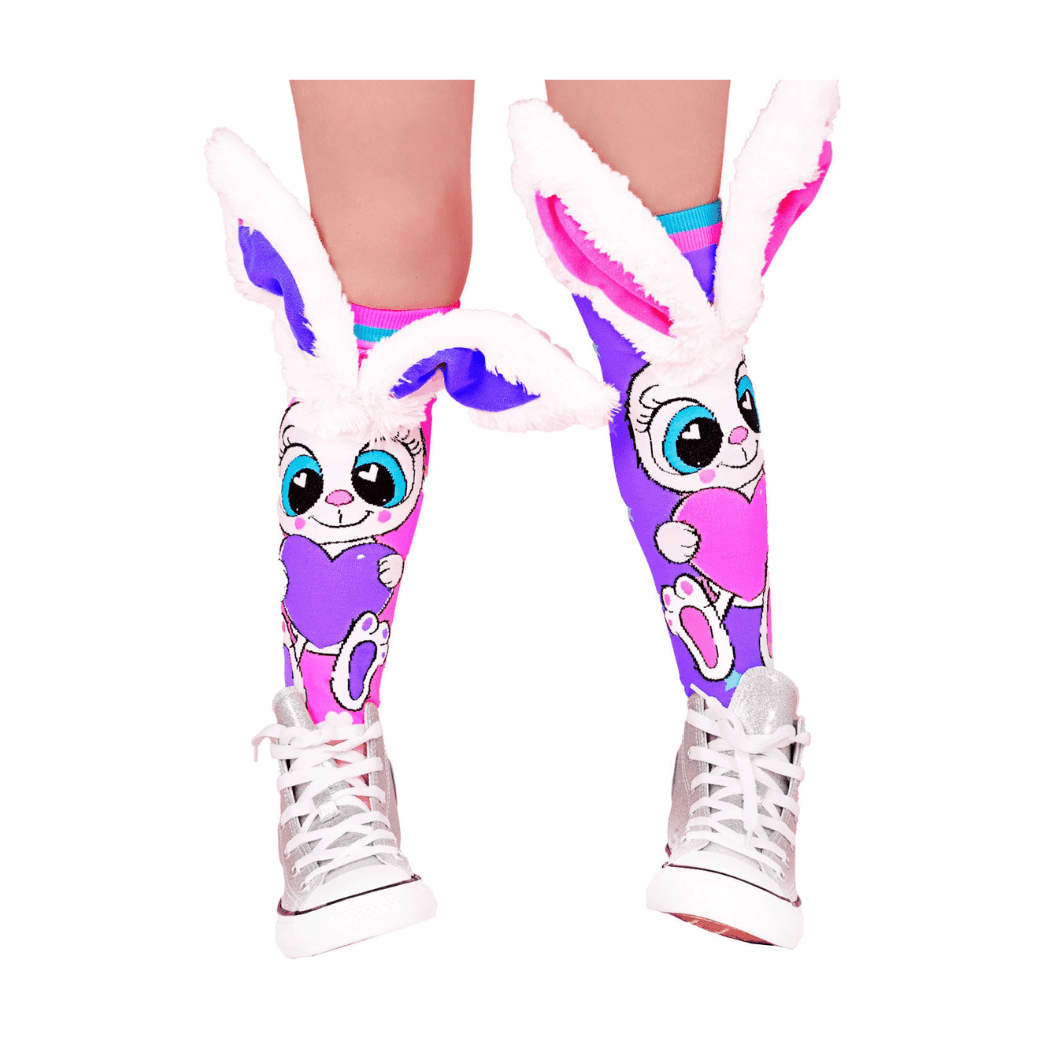 MADMIA Funny Bunny Socks With Ears Toddler Ages 3 - 5-1954803048534642688