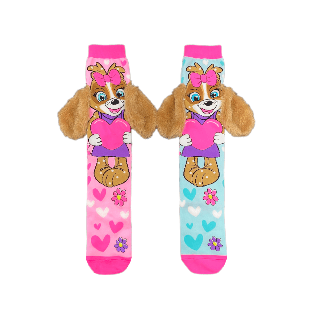 MADMIA Puppy Love Socks With Ears Kids &amp; Adults Age 6 - 99-1954803048714997761