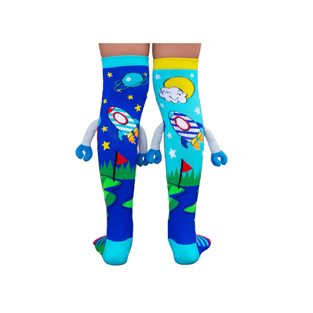 MADMIA Robot Socks With Arms Kids & Adults Age 6 - 99-1910112158700670977