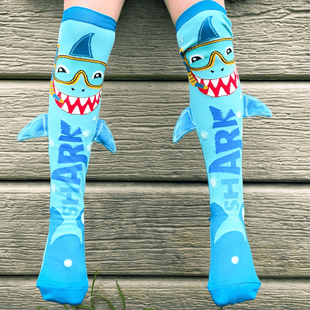 MADMIA Shark Socks With Spikes Kids & Adults Age 6 - 99-1954803049205731329
