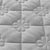 Anyhouz Mattress Cover Floral White Double Size Waterproof Quilted Fitted Bed Sheet