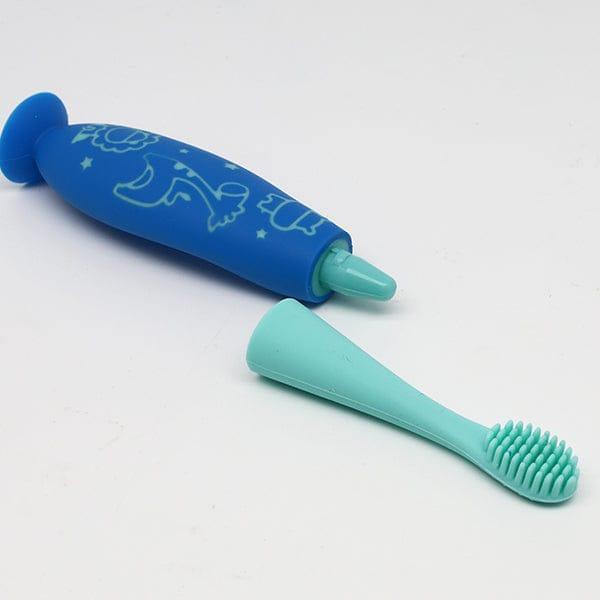 Marcus & Marcus - 24M+ Reusable Silicone Toothbrush Replacement Head blue-1910112441379983361