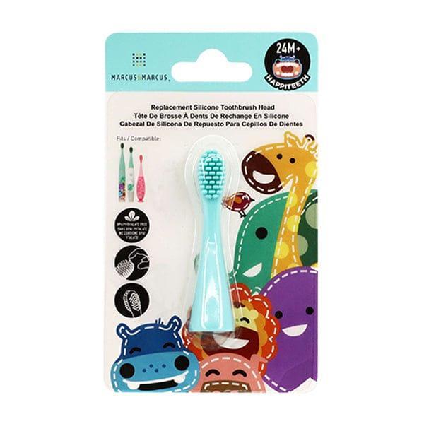 Marcus & Marcus - 24M+ Reusable Silicone Toothbrush Replacement Head pink-1910112441195433988