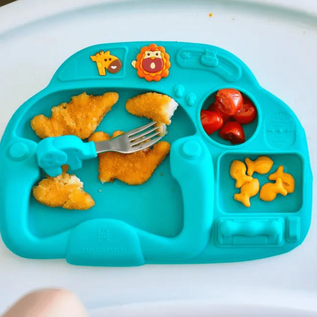 Marcus &amp; Marcus - Creative Plate Suction Plate Ollie Green-1910112439287025665