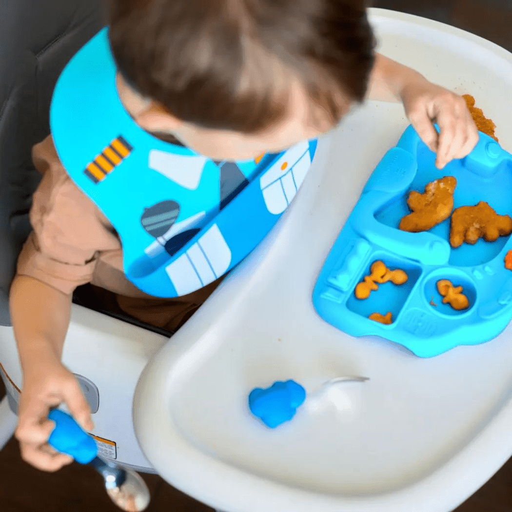 Marcus & Marcus - Creative Plate Suction Plate Lucas Blue-1954803147218227203