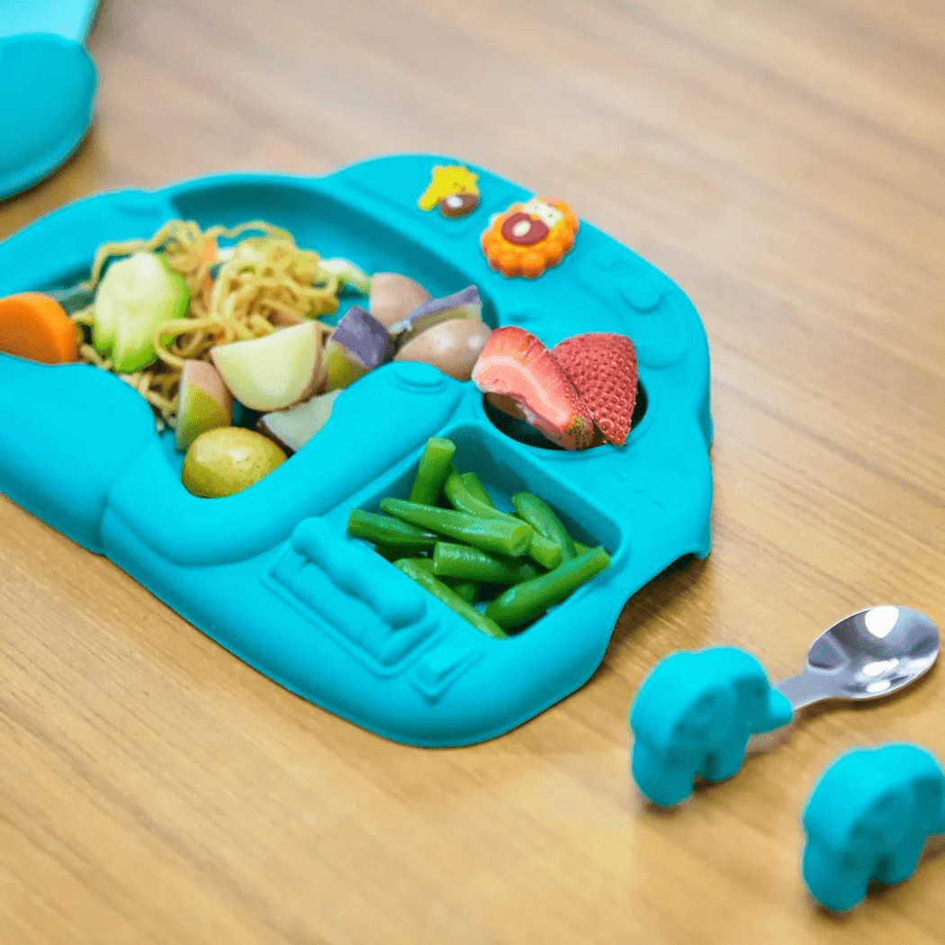 Marcus & Marcus - Creative Plate Suction Plate Ollie Green-1910112439287025668