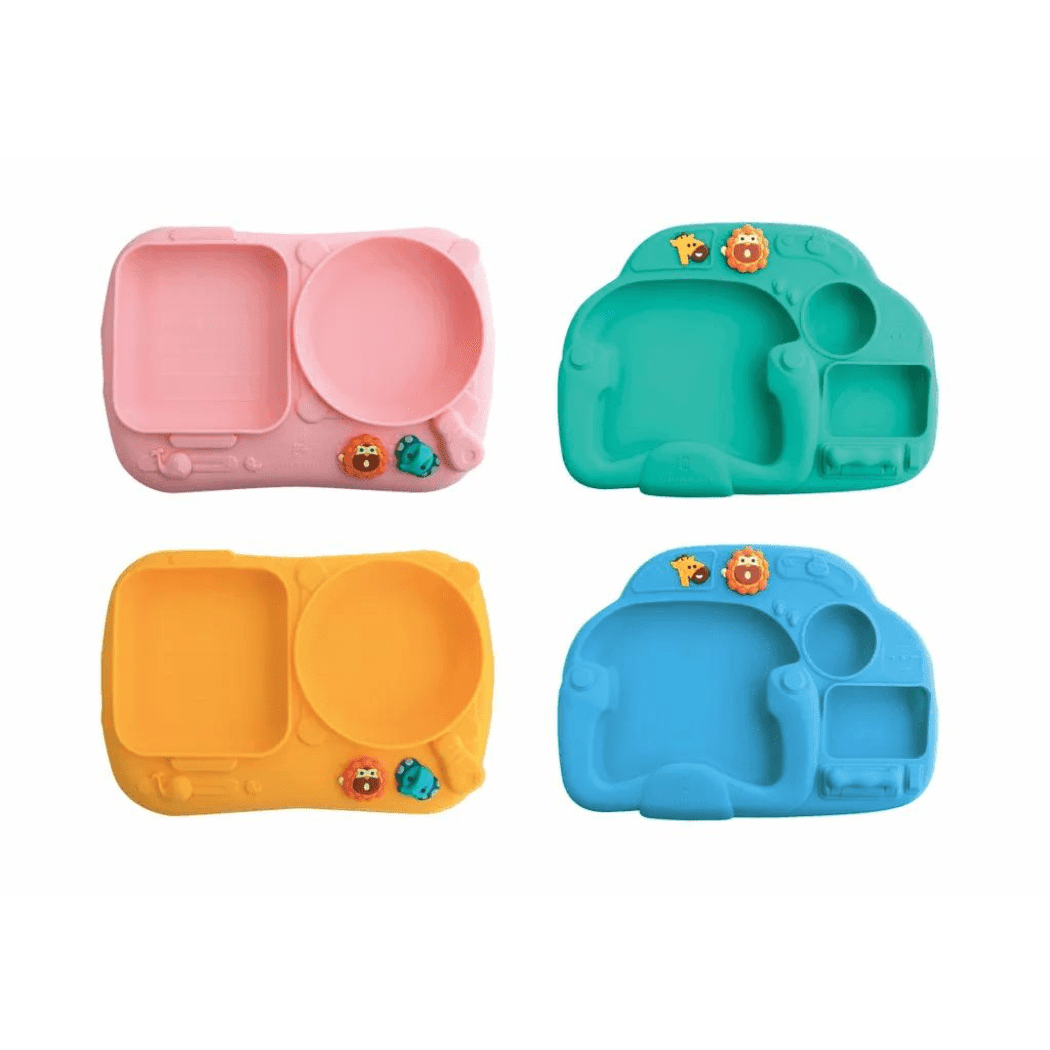 Marcus & Marcus - Creative Plate Suction Plate Ollie Green-1910112439287025669