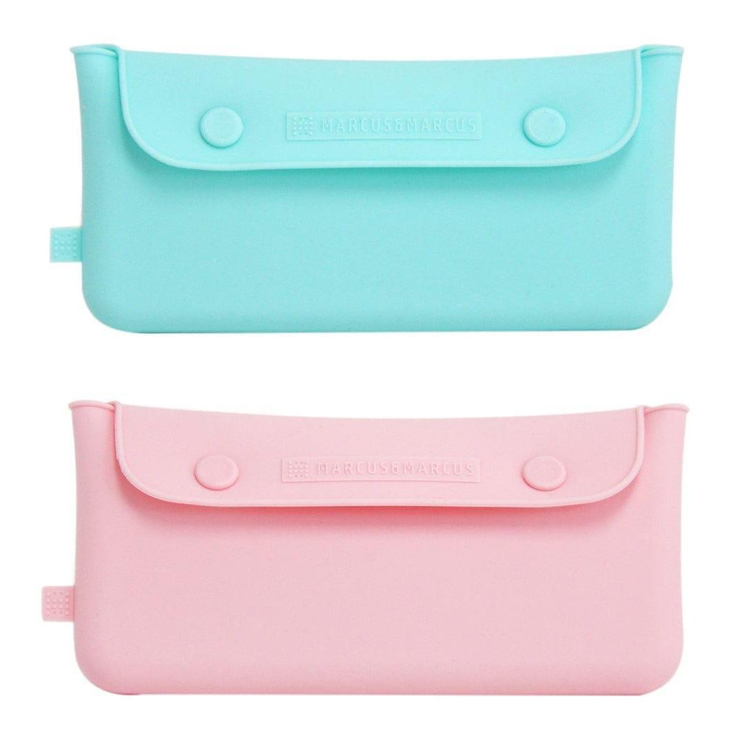 Marcus & Marcus - Cutlery Pouch Baby Pink-1910112446333456385